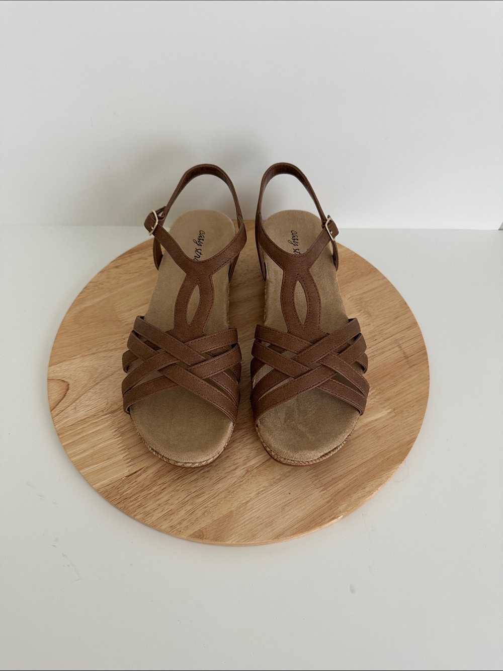 Easy Street Womens Lua Wedge Sandals